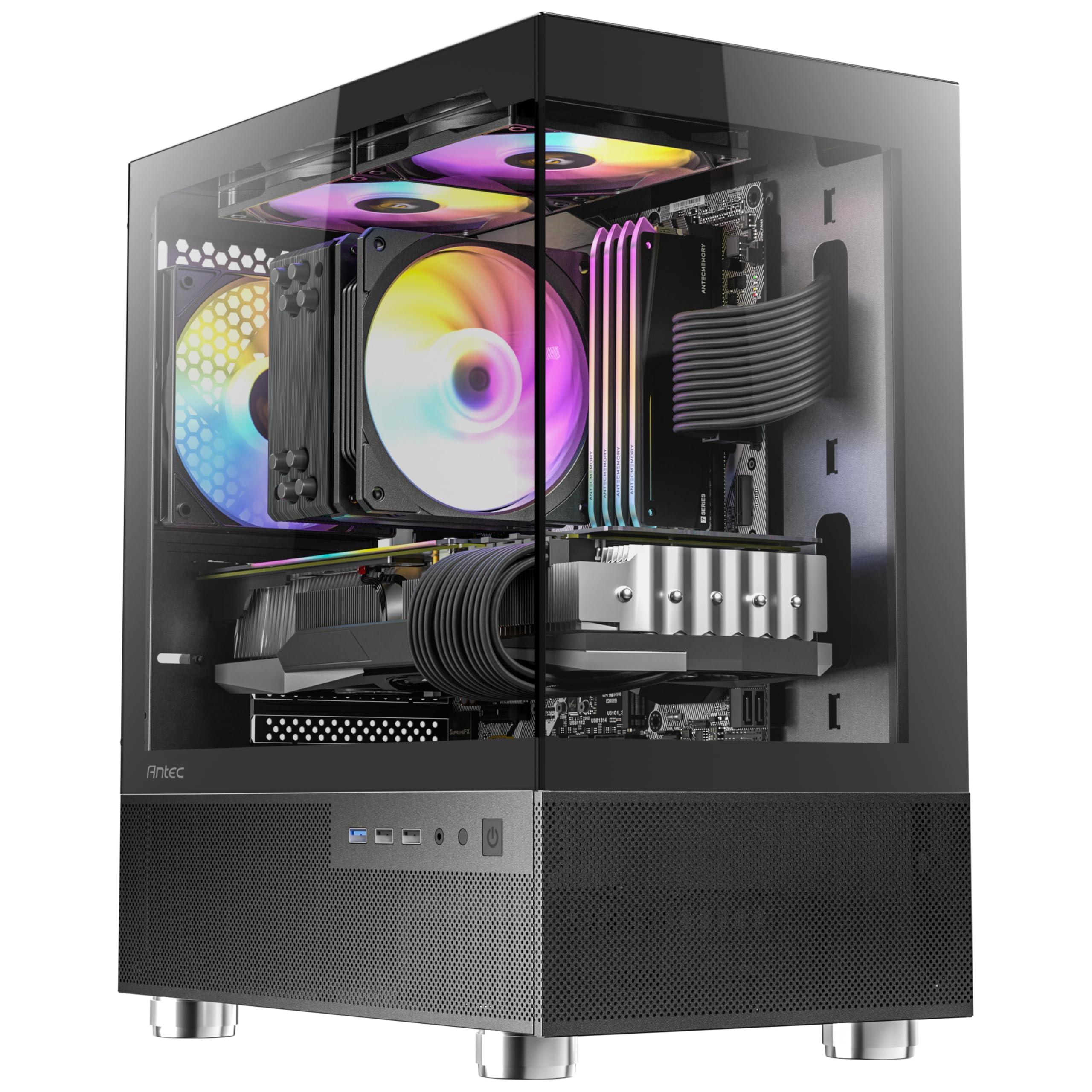 Kuro Starter Gaming PC - Intel Core Ultra 5 245K, NVIDIA GeForce RTX 5070 12GB Graphics, 16GB DDR5 RAM, 500GB NVMe M.2 SSD, AC WiFi