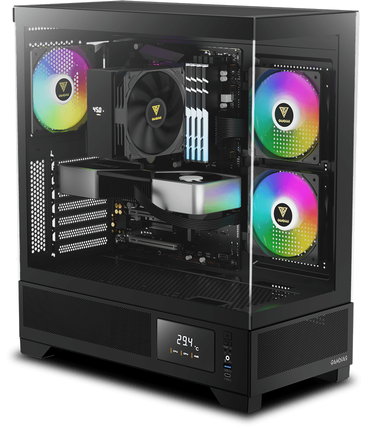 Kuro Starter Gaming PC - AMD Ryzen 5 9600X, Nvidia GeForce RTX 5060 Ti 8GB Graphics, 16GB DDR5 RAM, 500GB NVMe M.2 SSD, AC WiFi