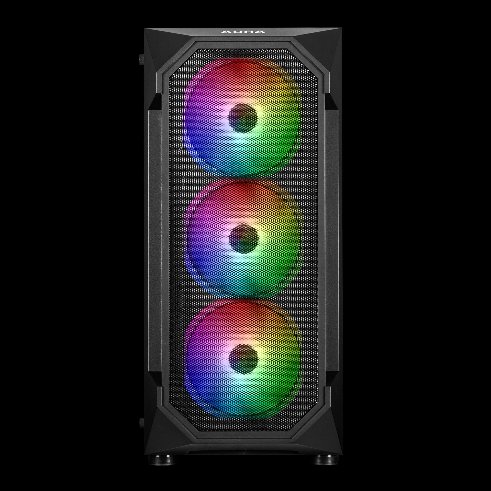 Kuro Starter Gaming PC - Intel 13th Gen Core i5 13500, Nvidia GeForce RTX 4060 8GB GDDR6 Graphics, 32GB RAM, 500GB NVMe M.2 SSD, AC WiFi