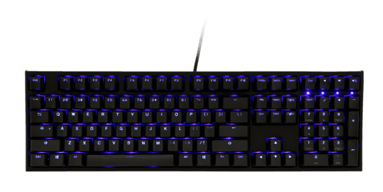 Ducky One 2 Backlit Mechanical Keyboard with Cherry MX Black Key Switches