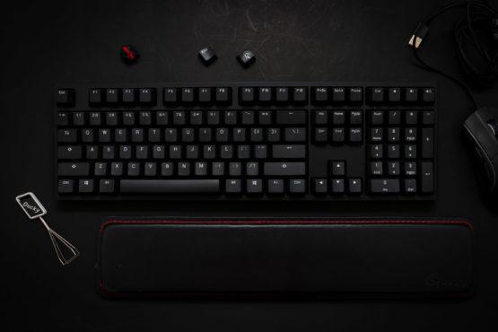 Ducky One 2 Phantom Mechanical Keyboard with Cherry MX Blue Key Switches