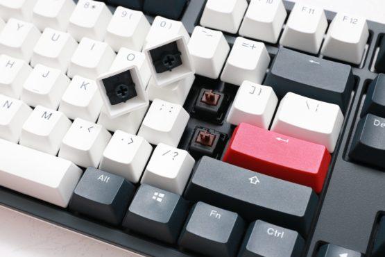Ducky One 2 Tuxedo Mechanical Keyboard with Cherry MX Red Key Switches