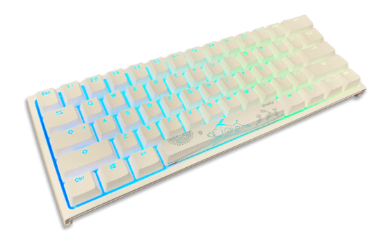 Ducky One 2 Mini Pure White RGB Mechanical Keyboard