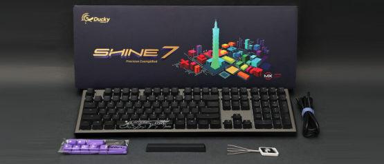 Ducky Shine 7 Mechanical Keyboard with Cherry MX Brown Switches