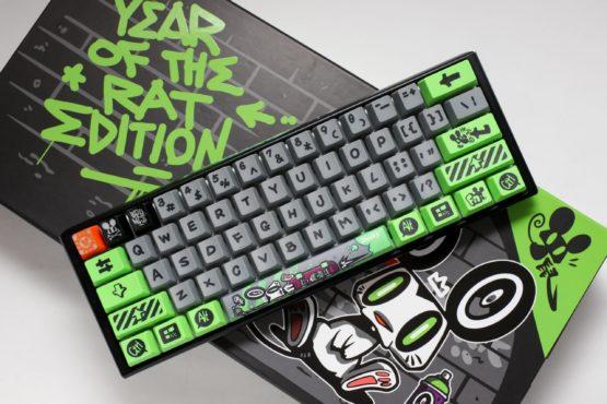 Ducky Year of the Rat Mechanical Keyboard with Cherry MX Silent Red Key Switches