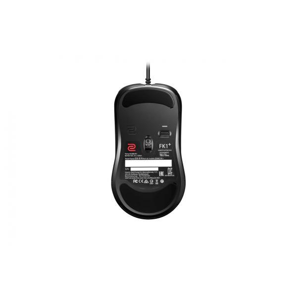 BenQ Zowie FK1+ Ambidextrous Wired e-Sports Gaming Mouse (3200 DPI, 1000 Hz Polling Rate, Extra Large, Black)