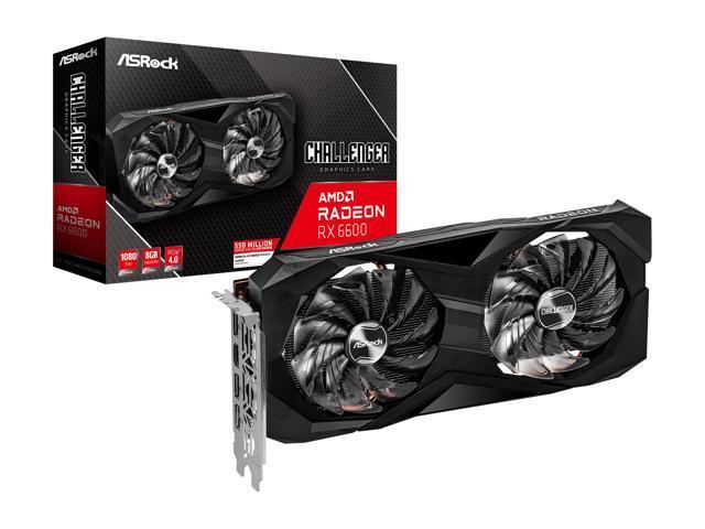 ASRock Radeon RX 6600 8GB PCI Express 4.0 Video Card