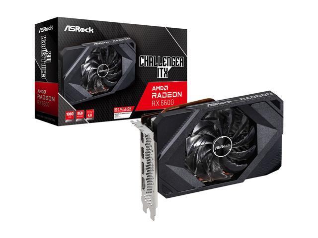 ASRock Radeon RX 6600 8GB PCI Express 4.0 Video Card