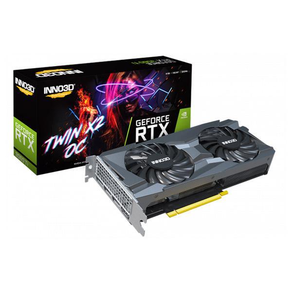 Inno3d GeForce RTX 3060 Ti Twin X2 OC LHR 8GB GDDR6 256-bit Gaming Graphics Card