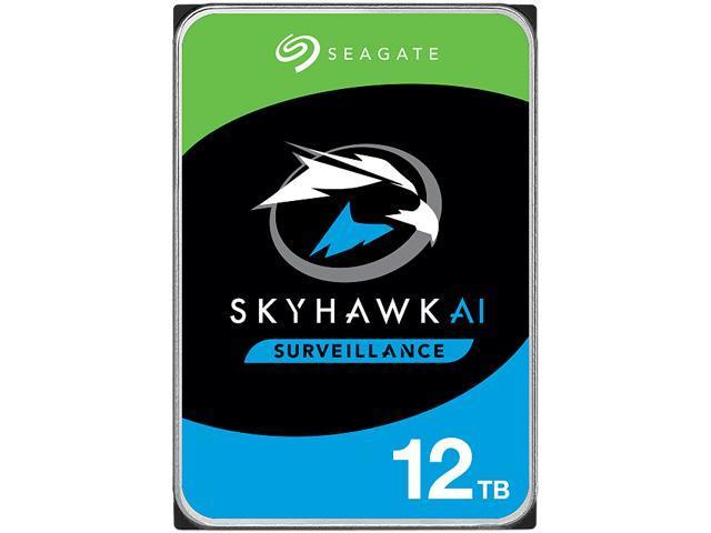 Seagate SkyHawk AI ST12000VE001 12TB 7200 RPM 256MB Cache SATA 6.0Gb/s 3.5" Internal Hard Drive
