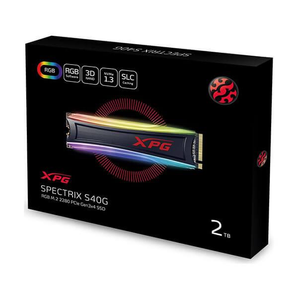 Adata XPG S40G 2TB RGB 3D NAND PCIe Gen3x4 NVMe SSD