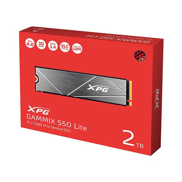 XPG Gammix S50 LITE 1TB PCIE GEN 4 NVME M.2 SSD
