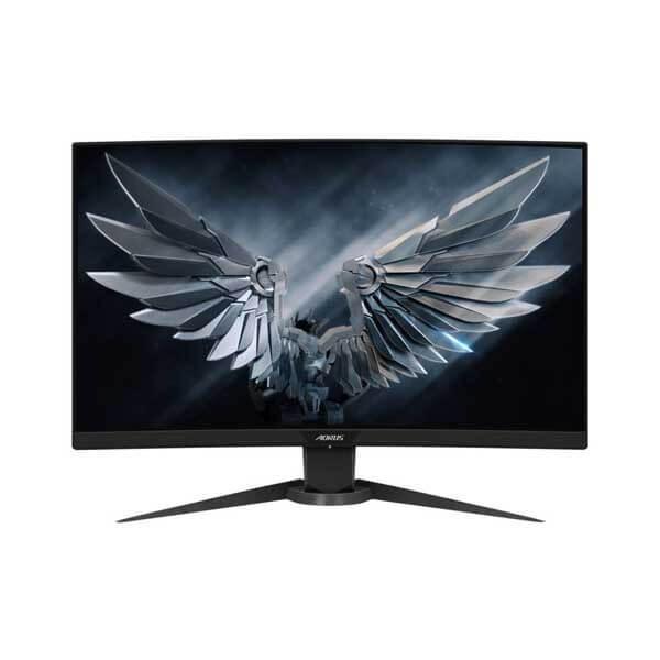 Gigabyte Aorus CV27F - 27 Inch Curved RGB Gaming Monitor (1500R Curved, AMD FreeSync, 1ms Response Time, 165Hz Refresh Rate, Frameless, FHD VA Panel, HDMI, DisplayPort)